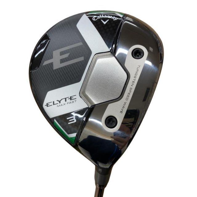 【中古】 キャロウェイ ELYTE MAX FAST 3W フェアウェイウッド FW LIN-Q GREEN 40 for CW(ELYTE FW) (フレックスR) メンズ 男性用 右利き 右用 Bランク ゴルフクラブ