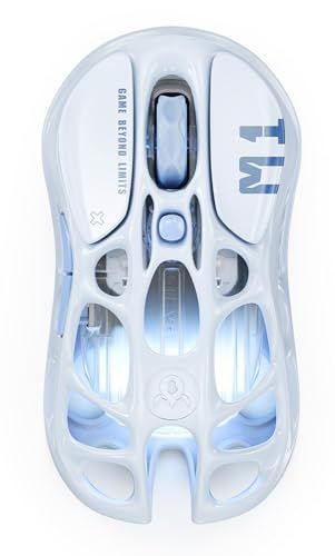 ☆新品☆【国内正規品】GravaStar かわいい水色 ゲーミングマウス 無線 有線 ワイヤレス 軽量 4Kポーリングレート 26000DPI 低遅延 高感度 2.4G/Bluetooth/USB有線 200時間連続使用 充電式 光るRGB 7ac5904a