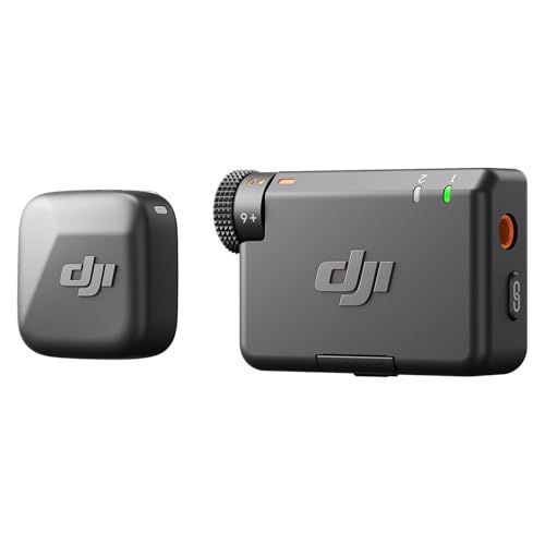 ☆新品☆DJI Mic Mini（1 TX + 1 RX） ワイヤレス マイク 超軽量 オーディオ ノイズキャンセリング 自動制限機能 カメラ／iPhone／Android用ピンマイク Vlog撮影 ストリーミング 400 m伝送 05547319
