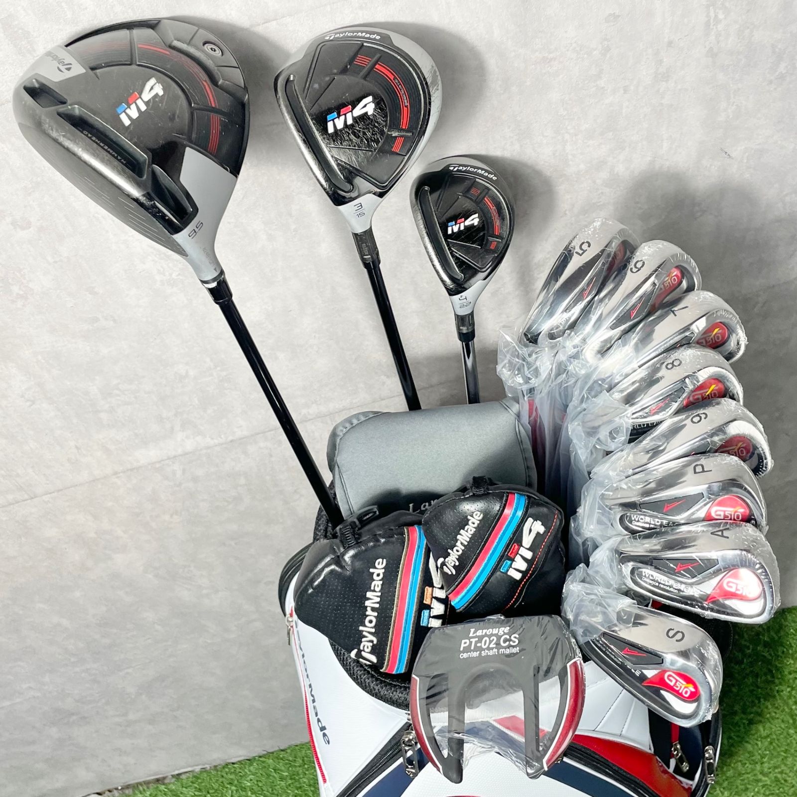 貴重なレフティ】TaylorMade M4 テーラーメイド ゴルフクラブセット 12