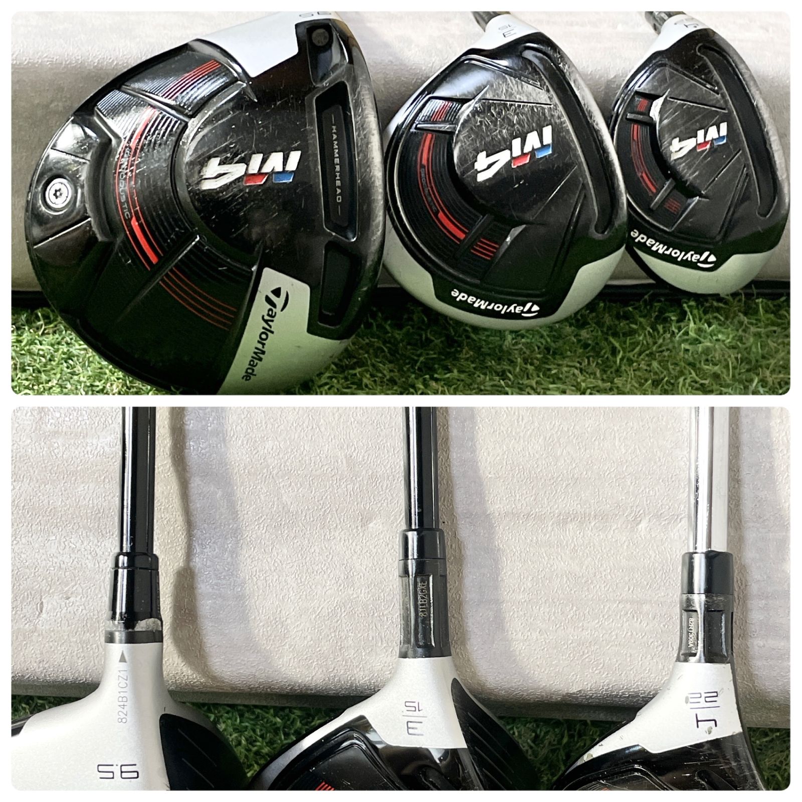 貴重なレフティ】TaylorMade M4 テーラーメイド ゴルフクラブセット 12