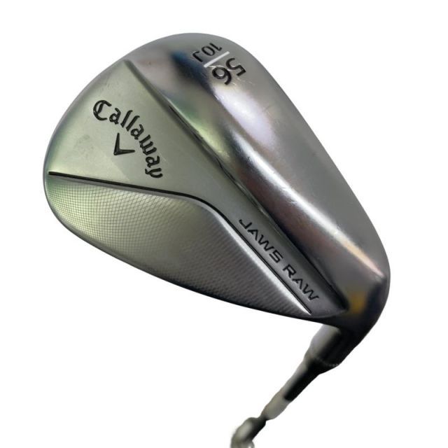 【中古】 キャロウェイ JAWS RAW クロムメッキ 56°/10°J ウェッジ WG Dynamic Gold (フレックスS) メンズ 男性用 右利き 右用 Cランク ゴルフクラブ
