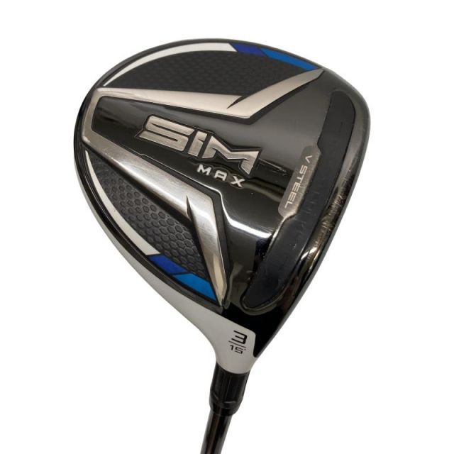 【中古】 テーラーメイド SIM MAX 3W フェアウェイウッド FW TENSEI BLUE TM50(FW) (フレックスS) メンズ 男性用 右利き 右用 Cランク ゴルフクラブ