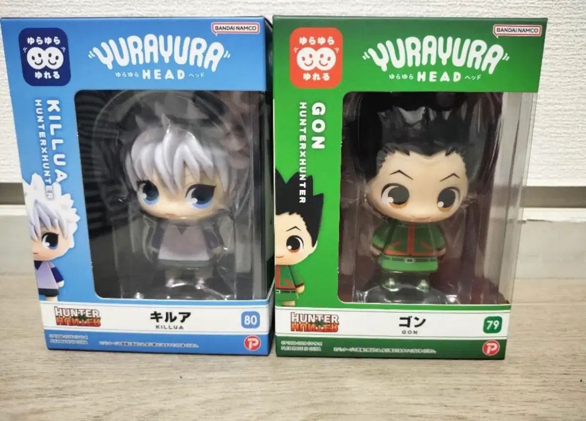 HUNTER×HUNTER ゆらゆらソーラー ヘッド フィギュア ゴン キルア