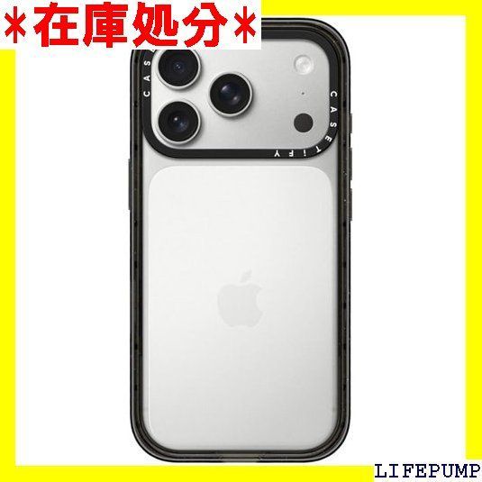 CASETiFY インパクト iPhone 17 Pro ケース 薄型 軽量/耐衝撃/米軍MIL規格 - ブラック 2609