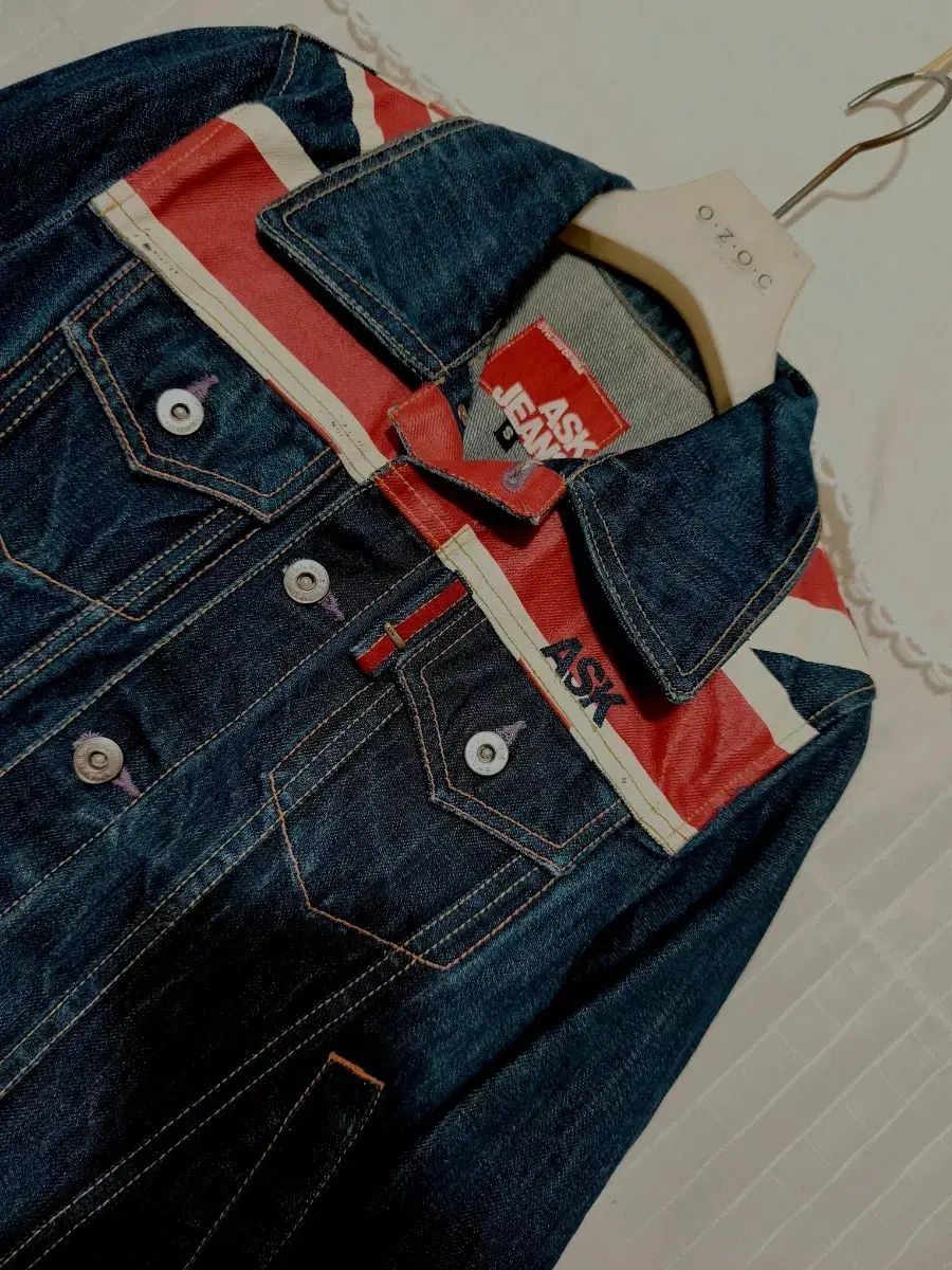 ヴィンテージ新品(レア) ASK JEANS デニム ジャケット ショートデニムジャケット