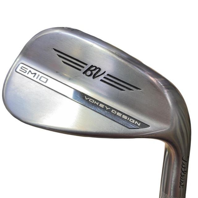 【中古】 タイトリスト VOKEY SPIN MILLED SM10 ツアークロム 46°/10°F ウェッジ WG BV 105 (フレックスその他) メンズ 男性用 右利き 右用 Cランク ゴルフクラブ
