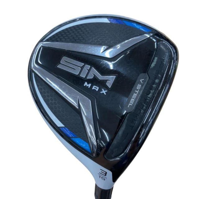 【中古】 テーラーメイド SIM MAX 3W フェアウェイウッド FW TENSEI BLUE TM50(FW) (フレックスS) メンズ 男性用 右利き 右用 Cランク ゴルフクラブ