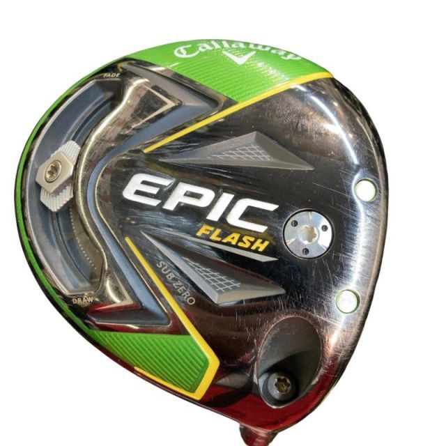 【中古】 キャロウェイ EPIC FLASH SUBZERO 10.5° ドライバー DR リシャフト (フレックスその他) メンズ 男性用 右利き 右用 Cランク ゴルフクラブ