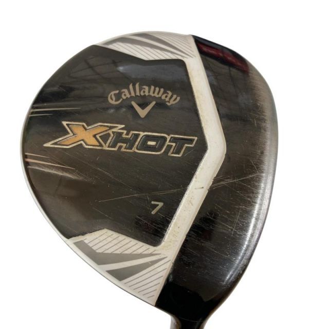 【中古】 キャロウェイ X HOT 7W フェアウェイウッド FW X HOT 60W(フェアウェイウッド) (フレックスS) メンズ 男性用 右利き 右用 Cランク ゴルフクラブ