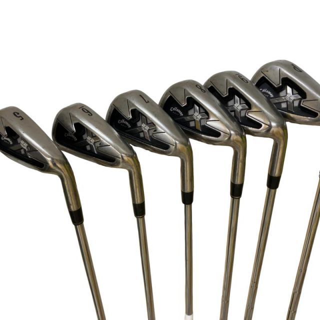 【中古】 キャロウェイ X・22 TOUR 6S アイアンセット IR リシャフト (フレックスその他) メンズ 男性用 右利き 右用 Cランク ゴルフクラブ