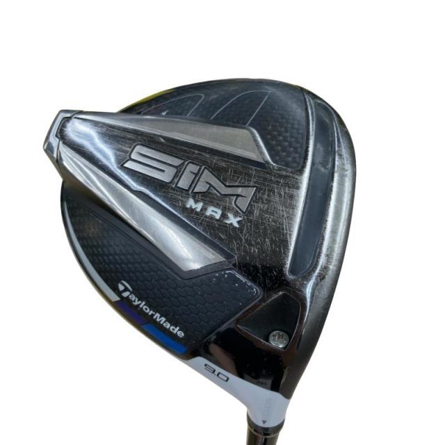 【中古】 テーラーメイド SIM MAX 9° ドライバー DR Diamana ZF60 (フレックスS) メンズ 男性用 右利き 右用 Dランク ゴルフクラブ