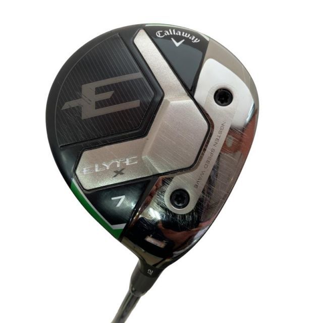 【中古】 キャロウェイ ELYTE X 7W フェアウェイウッド FW VENTUS GREEN 50 for CW(ELYTE FW) (フレックスS) メンズ 男性用 右利き 右用 Cランク ゴルフクラブ