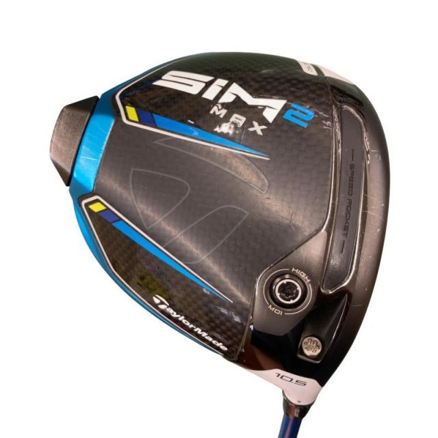 【中古】 テーラーメイド SIM2 MAX 10.5° ドライバー DR TENSEI BLUE TM50(SIM2 DR) (フレックスS) メンズ 男性用 右利き 右用 Cランク ゴルフクラブ