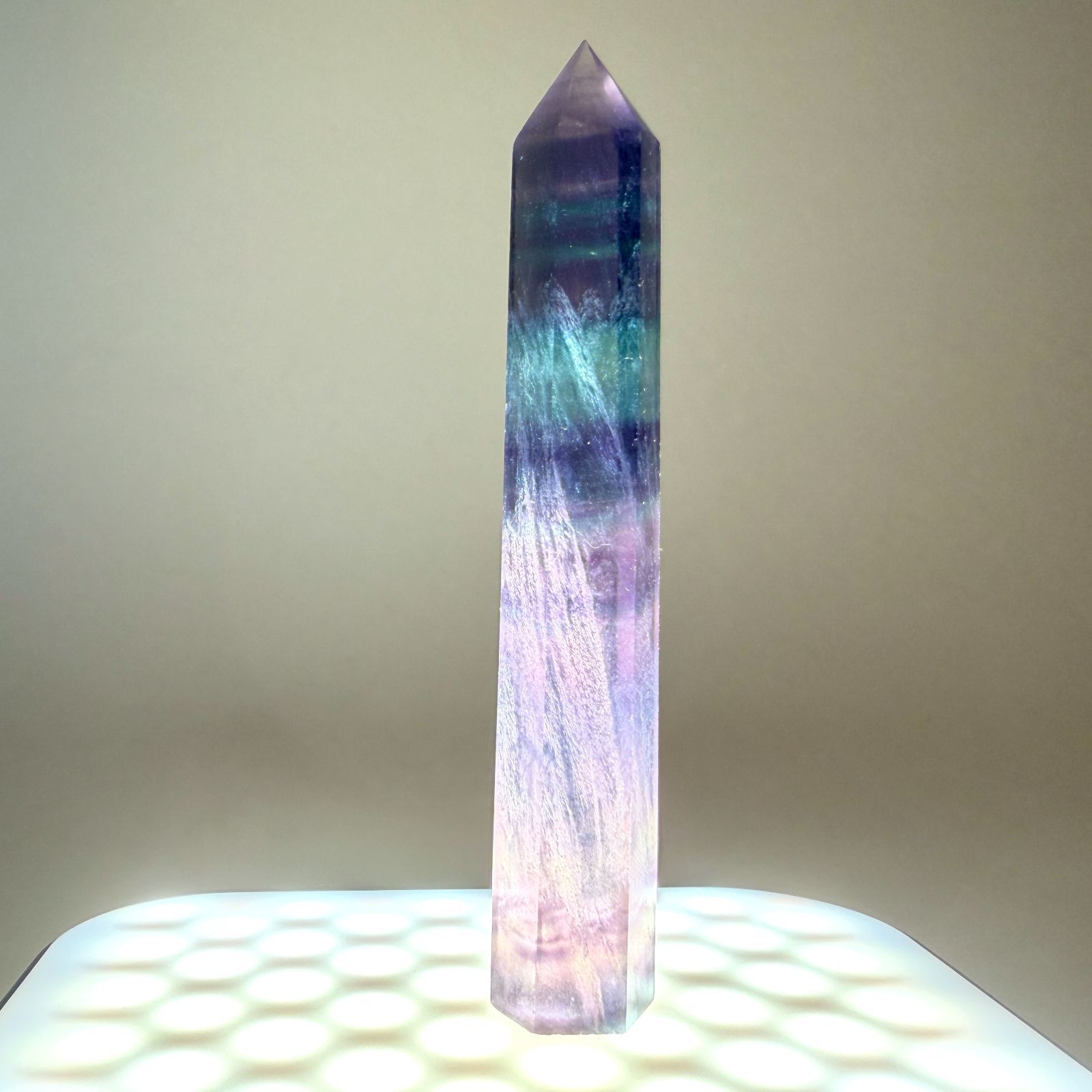 SALE!! 天然石 レインボーフローライト ポイント 29g【Rainbow