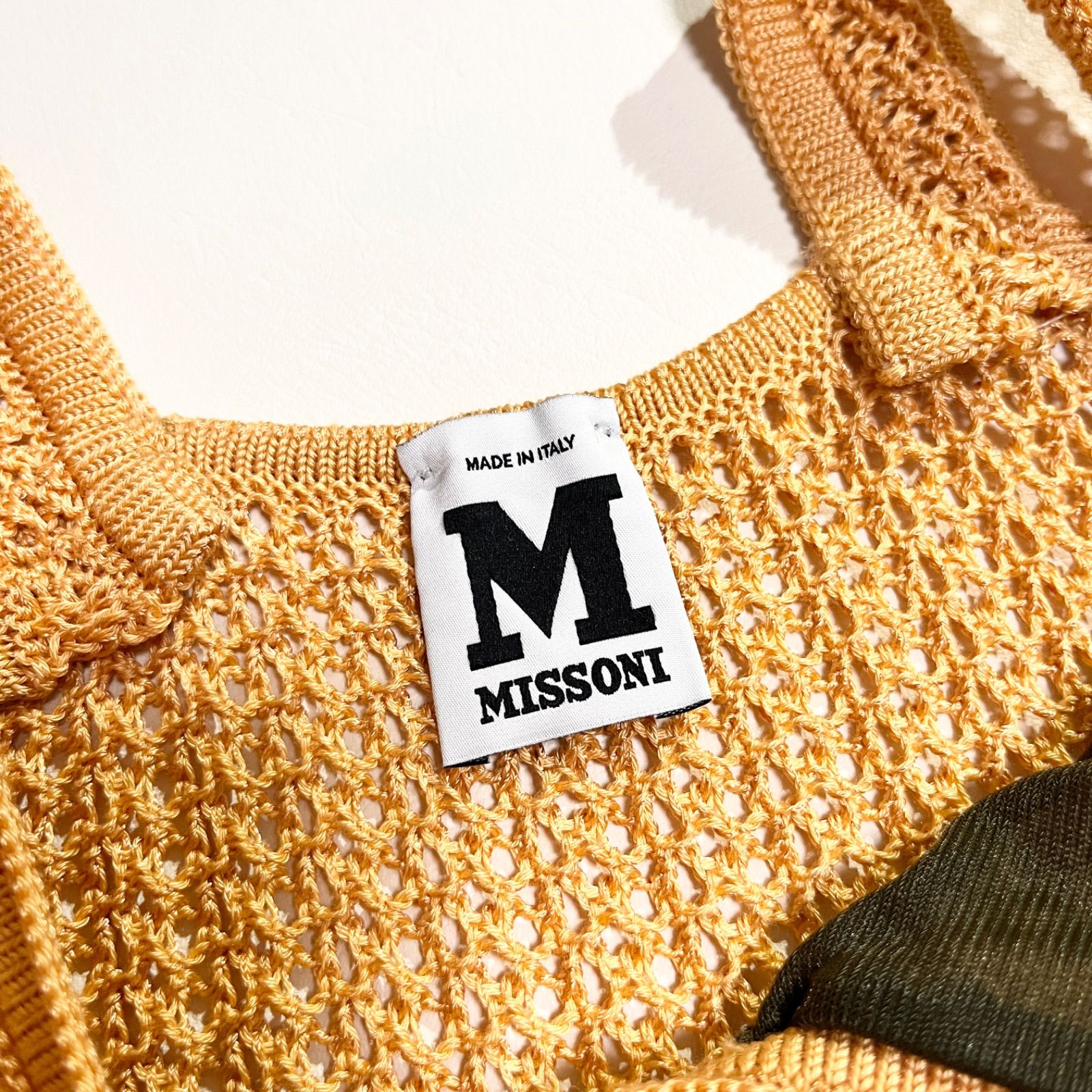 kT49 MISSONI マルチカラー キャミソール タンクトップ ビスチェ