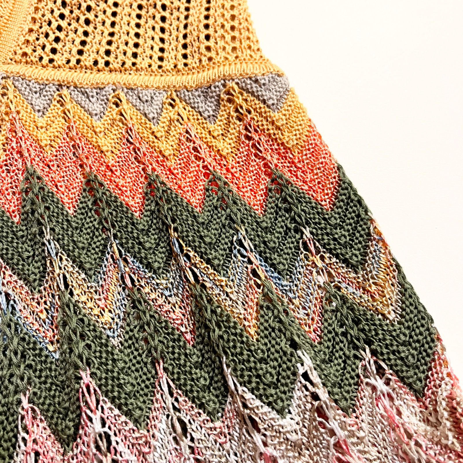 kT49 MISSONI マルチカラー キャミソール タンクトップ ビスチェ
