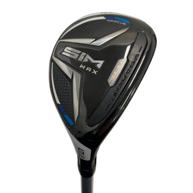 【中古】 テーラーメイド SIM MAX U5 ユーティリティ UT リシャフト (フレックスその他) メンズ 男性用 右利き 右用 Cランク ゴルフクラブ