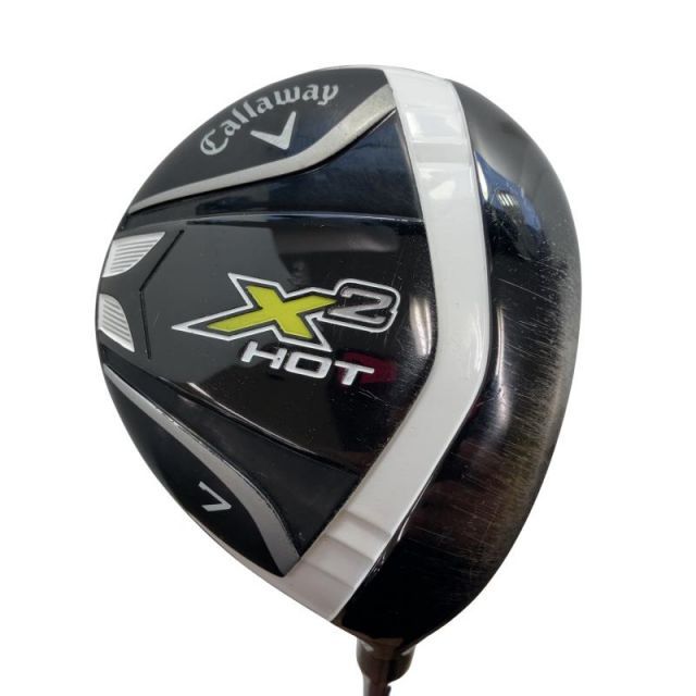 【中古】 キャロウェイ X2 HOT 7W フェアウェイウッド FW リシャフト (フレックスその他) メンズ 男性用 右利き 右用 Dランク ゴルフクラブ
