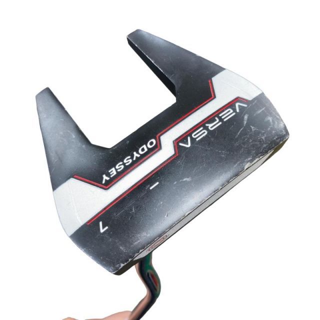 【中古】 オデッセイ VERSA #7 ブラック(ヴァーチカル) 34インチ パター PT スチール (フレックスその他) メンズ 男性用 右利き 右用 Cランク ゴルフクラブ