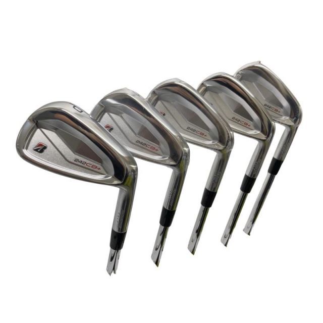 【中古】 ブリヂストン BRIDGESTONE 242CB+ 6S アイアンセット IR 純正特注シャフト (フレックスS) メンズ 男性用 右利き 右用 Bランク ゴルフクラブ