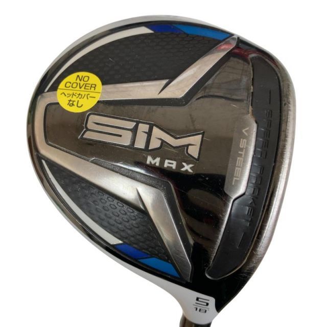 【中古】 テーラーメイド SIM MAX 5W フェアウェイウッド FW TENSEI BLUE TM50(FW) (フレックスS) メンズ 男性用 右利き 右用 Cランク ゴルフクラブ