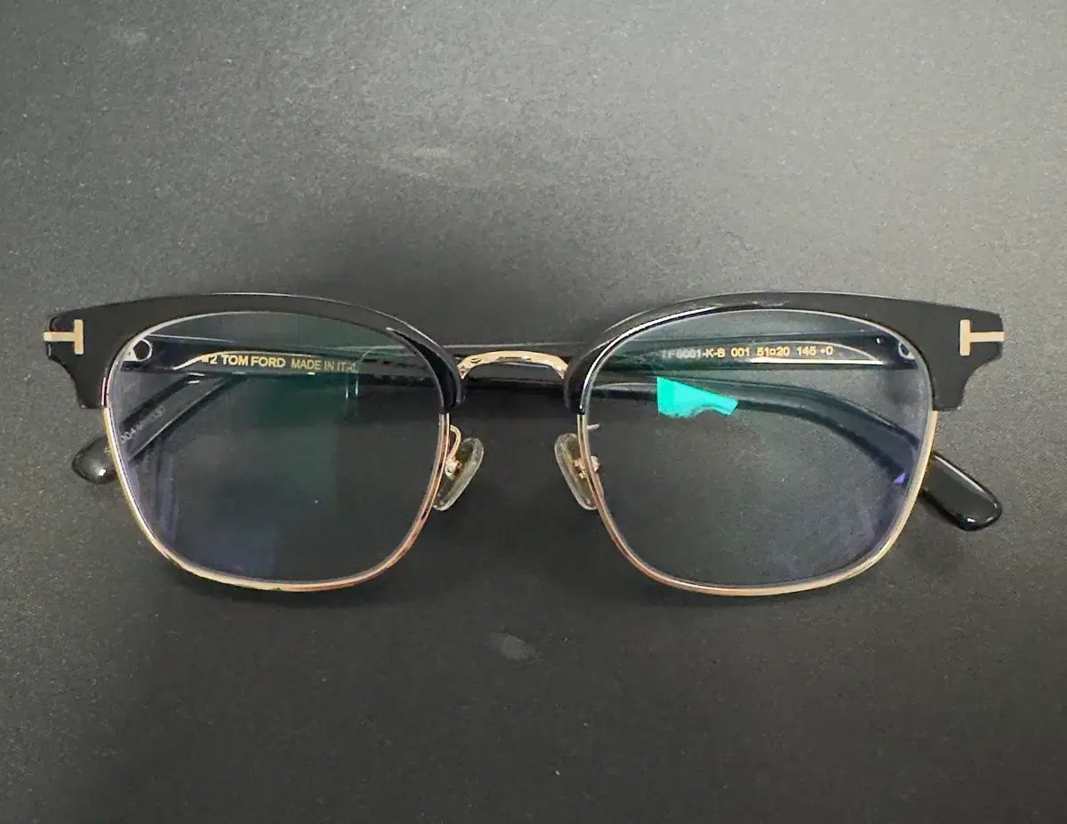 TOM FORD トムフォード メガネ TF0001-K-B ブラック GOLD