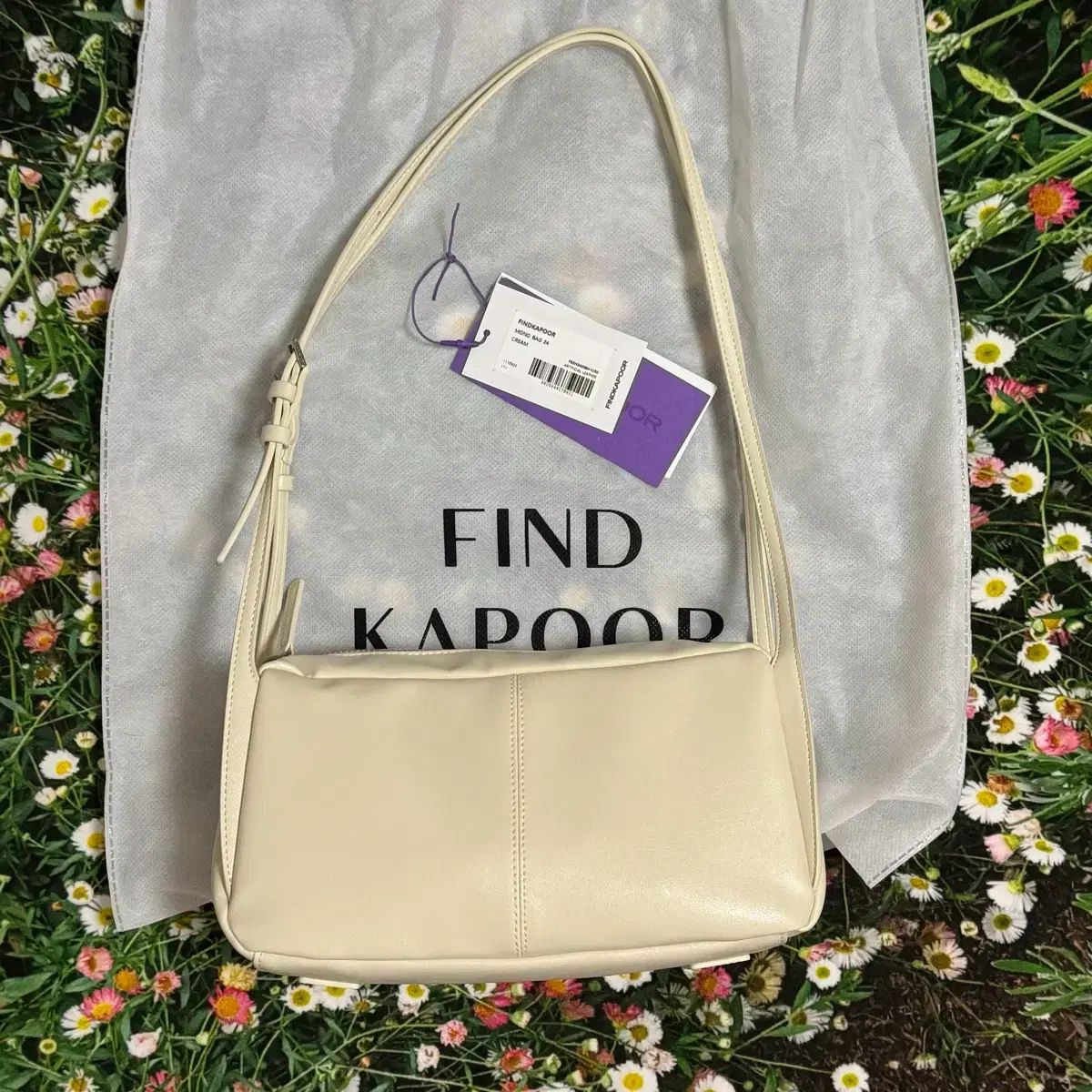 FIND KAPOOR ウール バッグ 24 クリーム