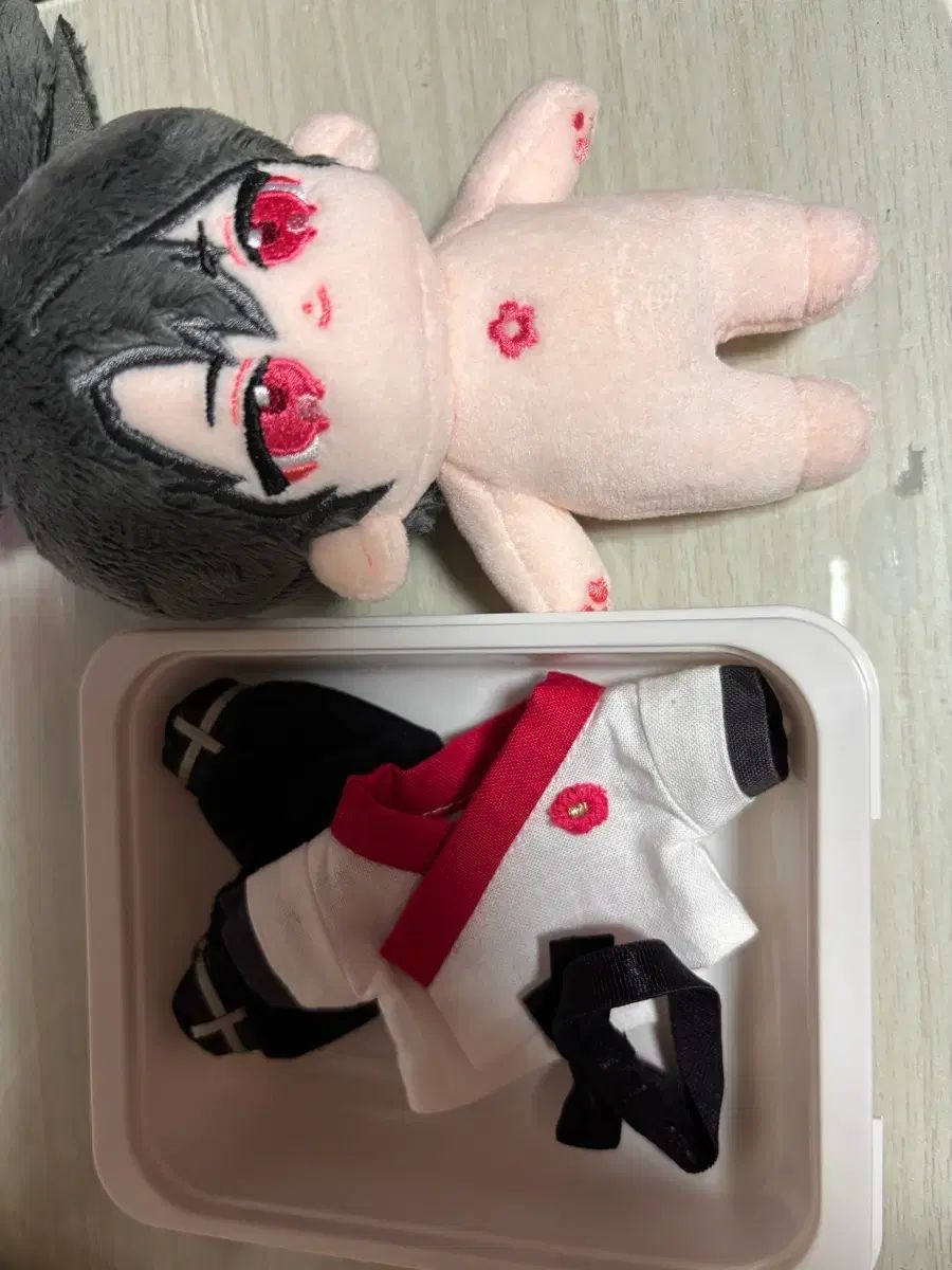 靑明 ぬいぐるみ ぬい、梅の初心者 10cm 柔道着 白 出品
