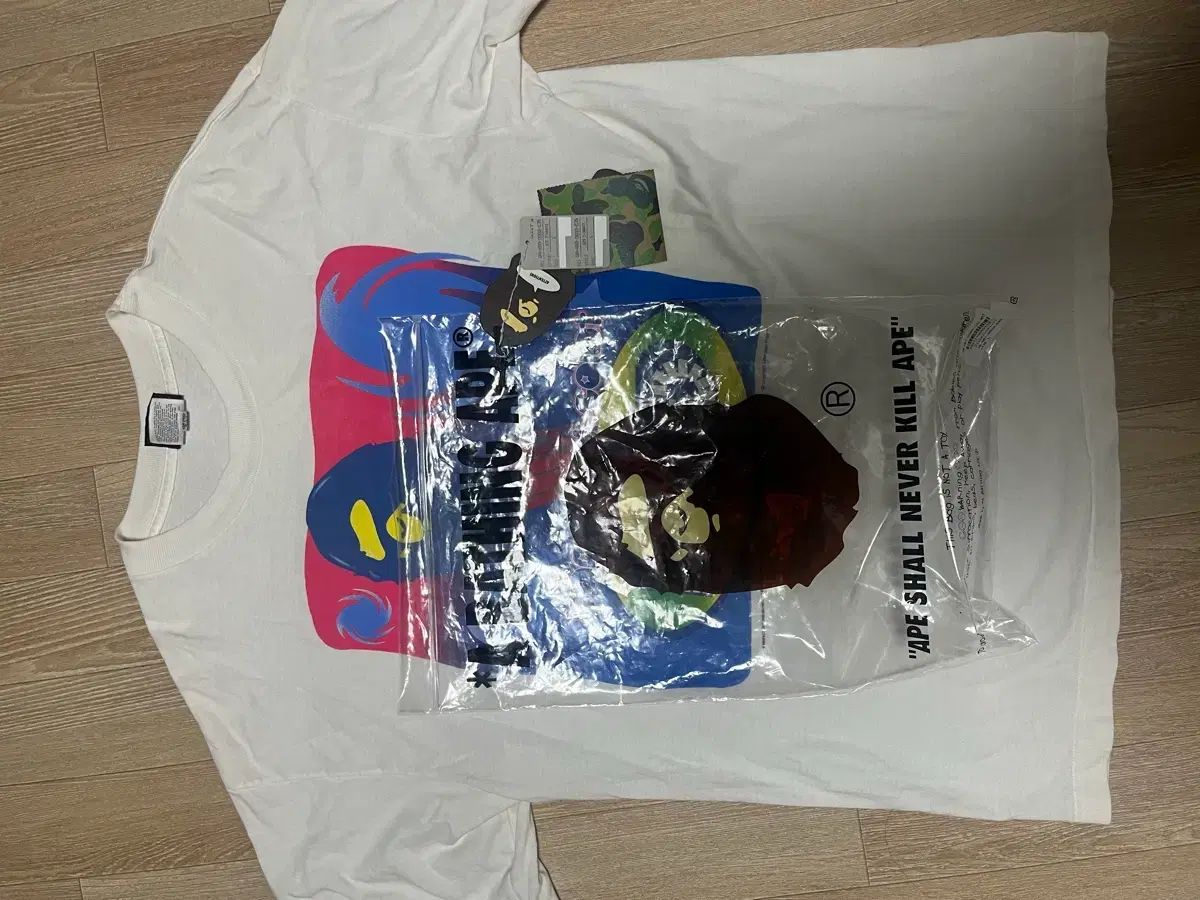 L 25aw セイントミカエル A BATHING APE アベイシングエイプ 半袖 Tシャツ