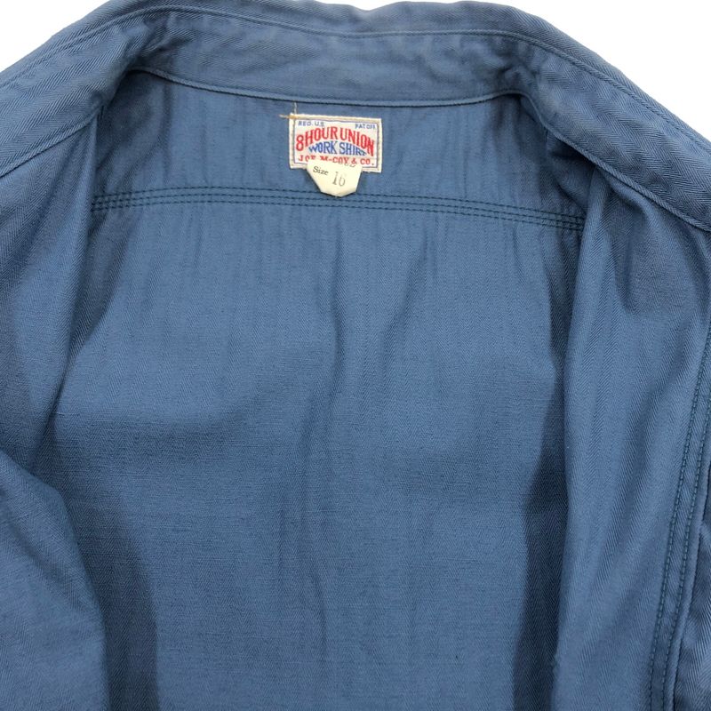 中古品】JOE MCCOY ジョーマッコイ 8HOUR UNION WORK SHIRT エイト
