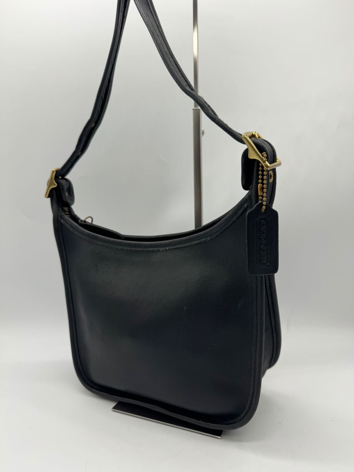 【美品】 COACH コーチ グローブレザー USA製 オールドコーチ ショルダーバッグ P1280
