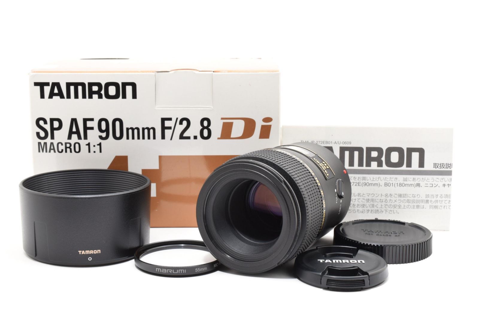 【返品保証】新品級｜TAMRON タムロン SP AF 90mm F/2.8 Di MACRO 1:1 (272E) Canon キヤノン EF #C260529-09