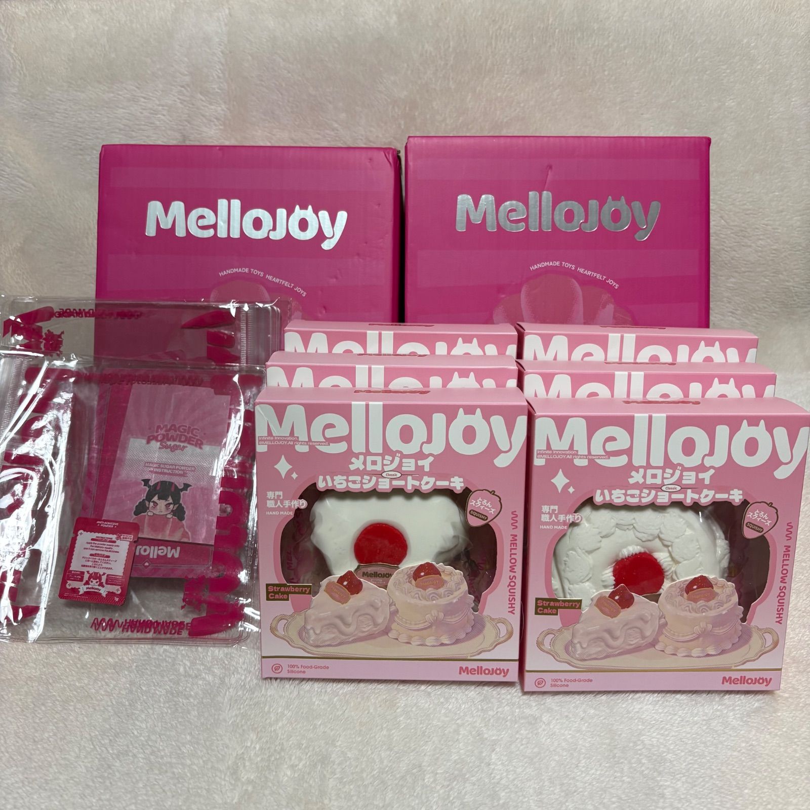Mellojoy メロジョイ いちごショートケーキ スライス　ムースクリーム 6個セット