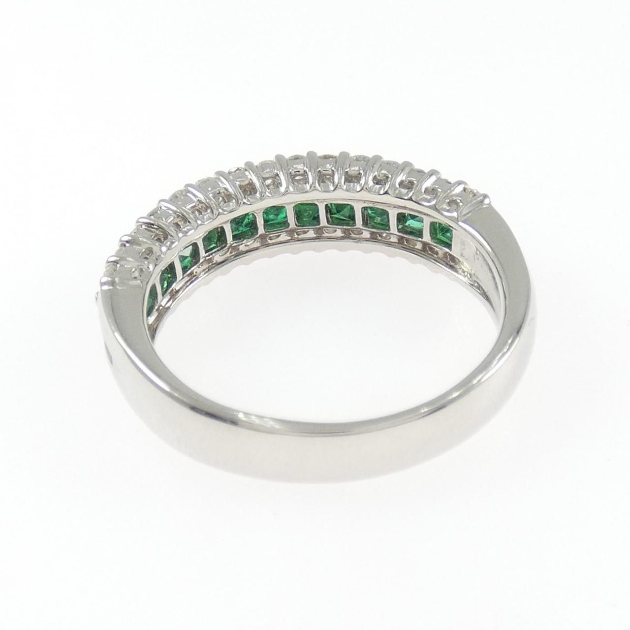 PT900 エメラルド リング 0.55CT - メルカリ
