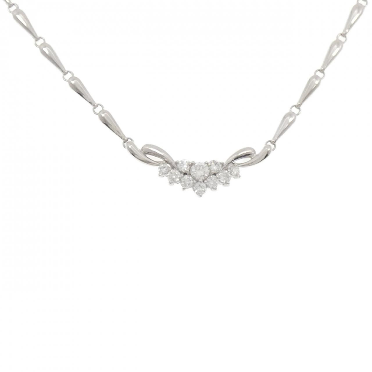 PT900/PT850 ダイヤモンド ネックレス 0.65CT