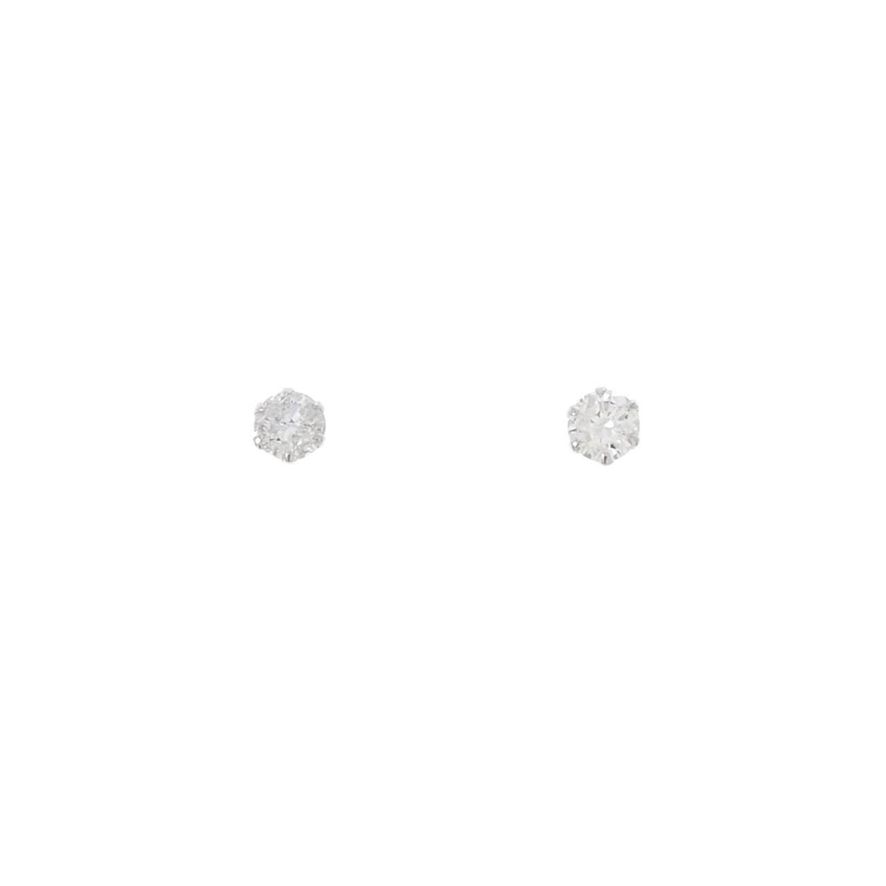 PT900 ダイヤモンド ピアス 0.30CT