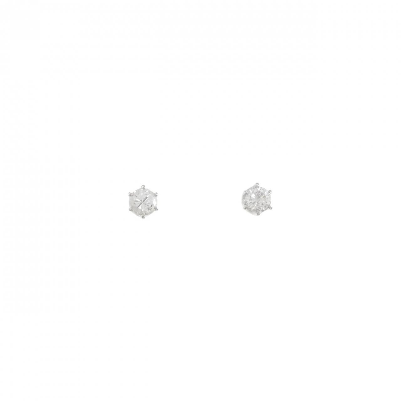 PT900 ダイヤモンド ピアス 0.32CT