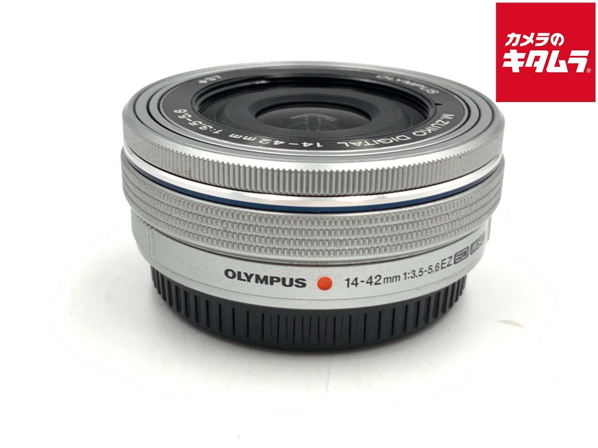 【中古】 【並品】 オリンパス M.ZUIKO DIGITAL ED 14-42mm F3.5-5.6 EZ シルバー