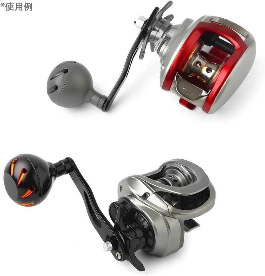 黒青 ベイトリール ドラムリール 用の ハンドル シマノ Shimano ダイワ