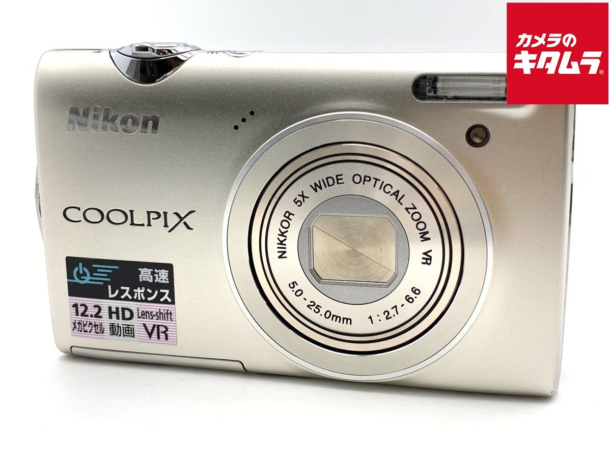 【中古】 【良品】 ニコン COOLPIX S5100 ウォームシルバー