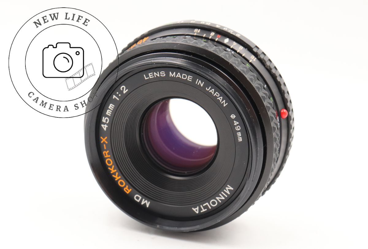 極上品☆ミノルタ MINOLTA MD ROKKOR-X 45mm F2 ###18290