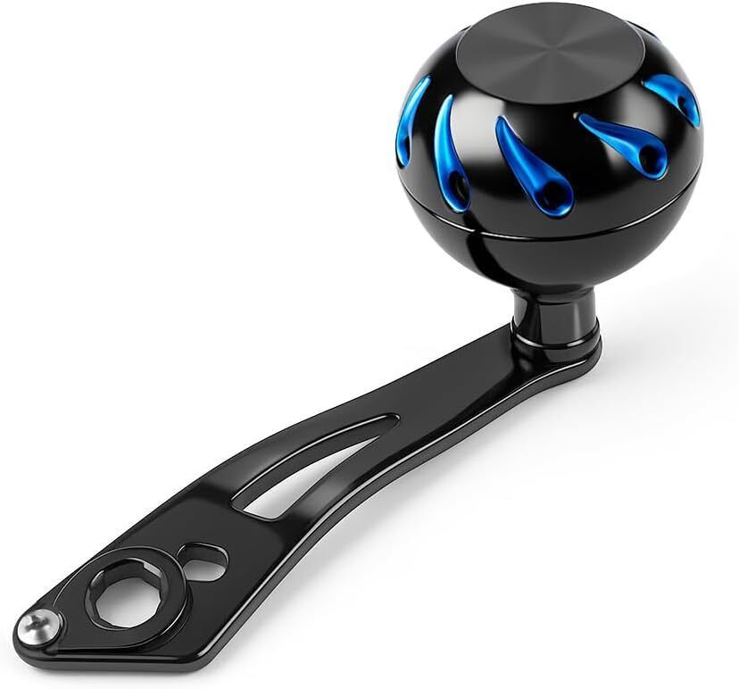 黒青 ベイトリール ドラムリール 用の ハンドル シマノ Shimano ダイワ