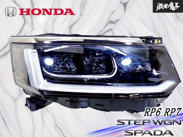 【ストア出品！】ホンダ 純正 RP6 RP7 ステップワゴン スパーダ LED ヘッドライト ヘッドランプ 右 右側 運転席側 KOITO 100-622DF 刻印 J5