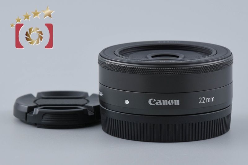 【中古】Canon キヤノン EF-M 22mm f/2 STM ブラック