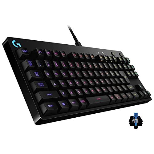 ☆新品☆Logicool G(ロジクール G) PRO ゲーミングキーボード テンキーレス GXスイッチ クリッキー 有線 メカニカル キーボード 静音 日本語配列 LIGHTSYNC RGB 着脱式ケーブル G-PKB-002CK 国内正規 651f1dc6