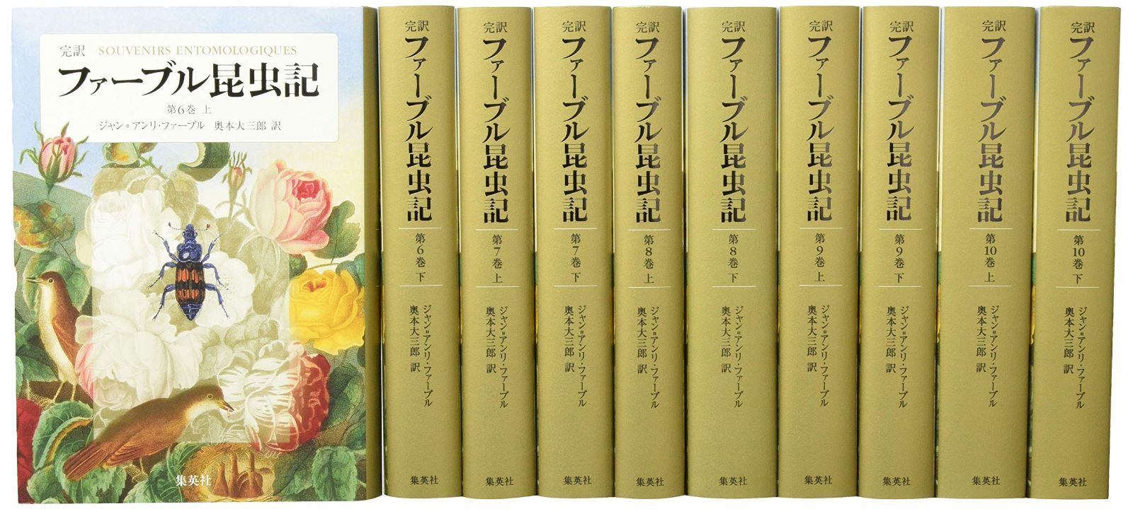 完訳 ファーブル昆虫記 第2期6~10巻 10冊セット