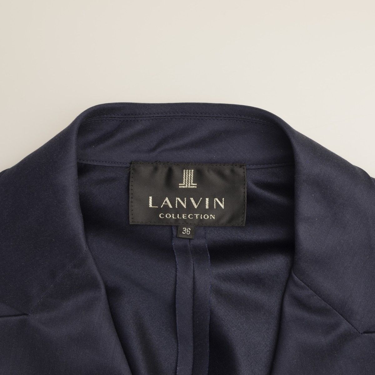 LANVINCOLLECTION】コットンシルクテーラードジャケット - メルカリ