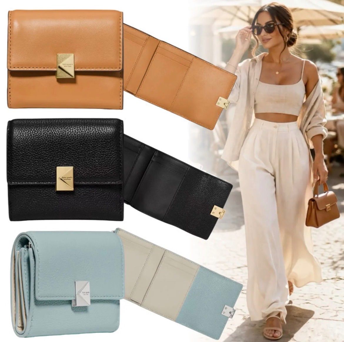 『Kate Spade 』デコ スモール フラップ ウォレット 29,770円