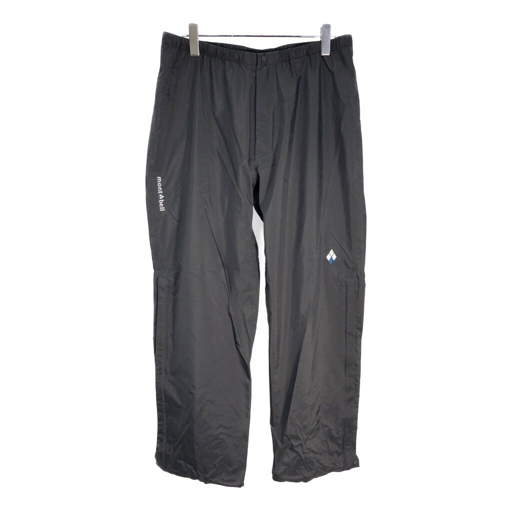 mont-bell モンベル ナイロン パンツ アウトドア ブラック(メンズ XL)中古 古着 V5074